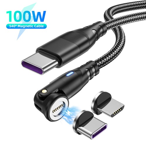 Cavo magnetico 100w tipo c - cavo,