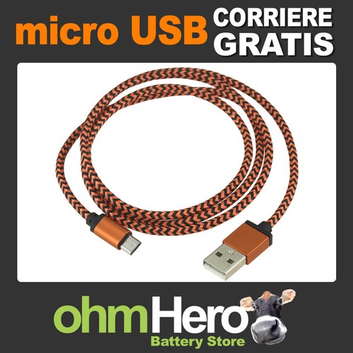 Cavo usb tessuto metal - cavo,