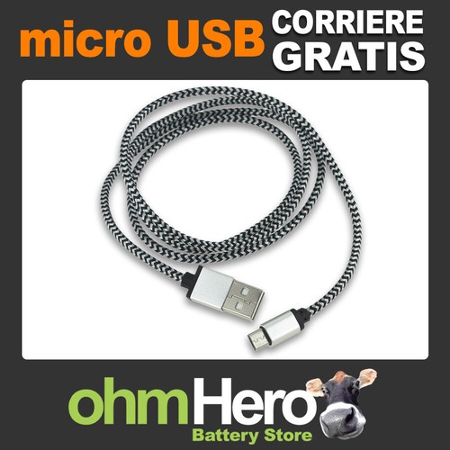 Cavo usb tessuto metal - tessuto,